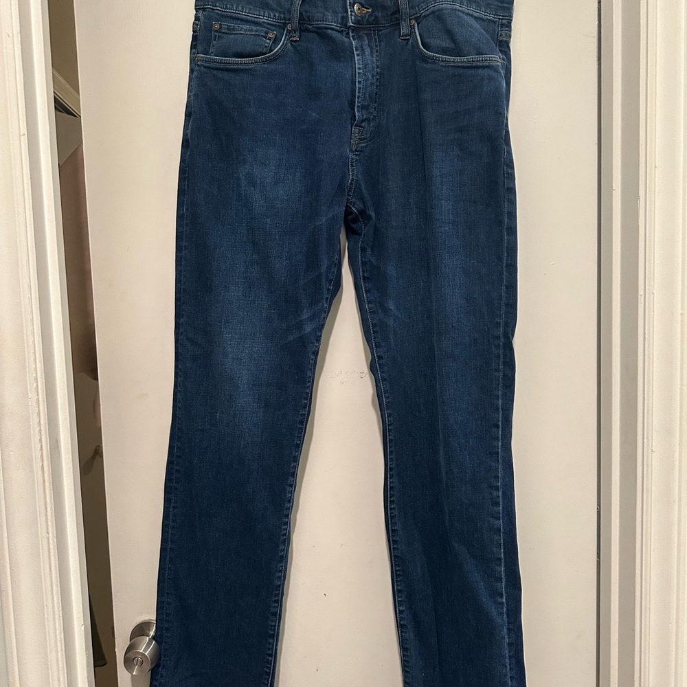 Jos. A. Bank Reserve Dark Blue Straight Jeans Size 36W x 34L